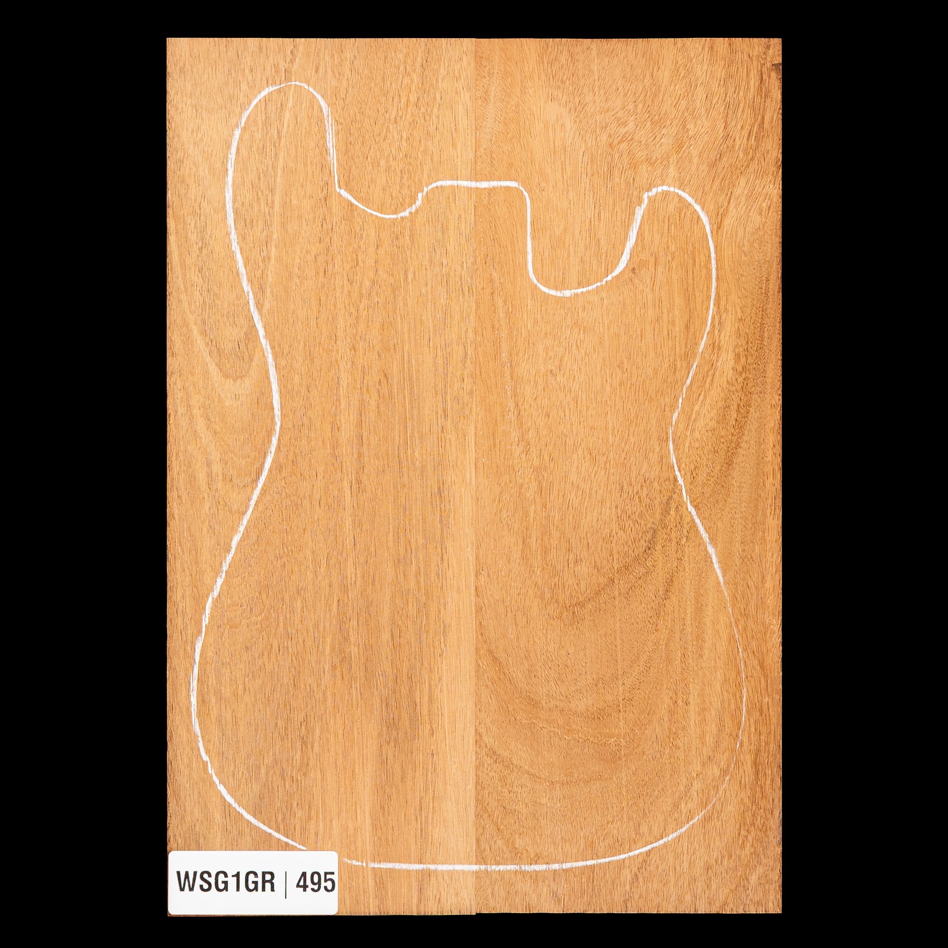 Honduran Mahogany Body Blank, 2-Piece (9.7 lb) - 495