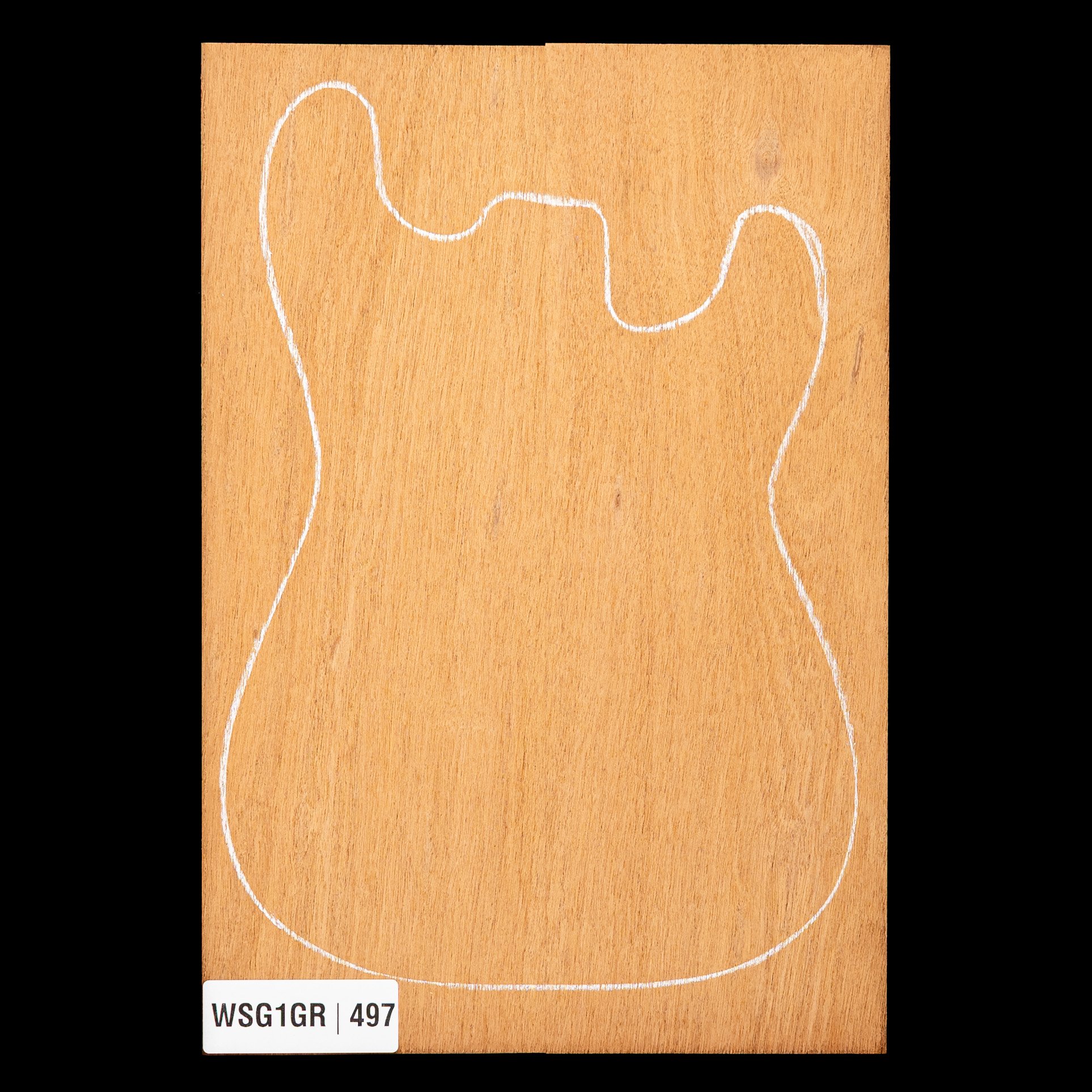 Honduran Mahogany Body Blank, 2-Piece (9.6 lb) - 497