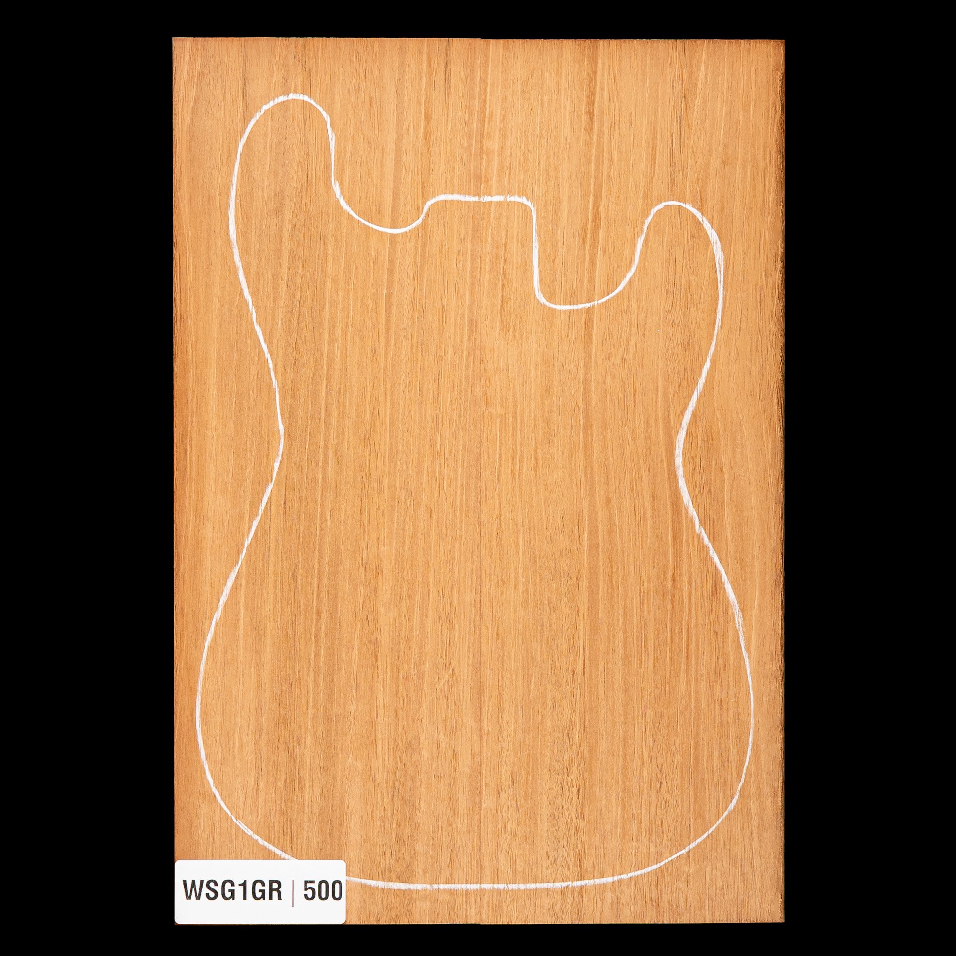 Honduran Mahogany Body Blank, 2-Piece (9.5 lb) - 500