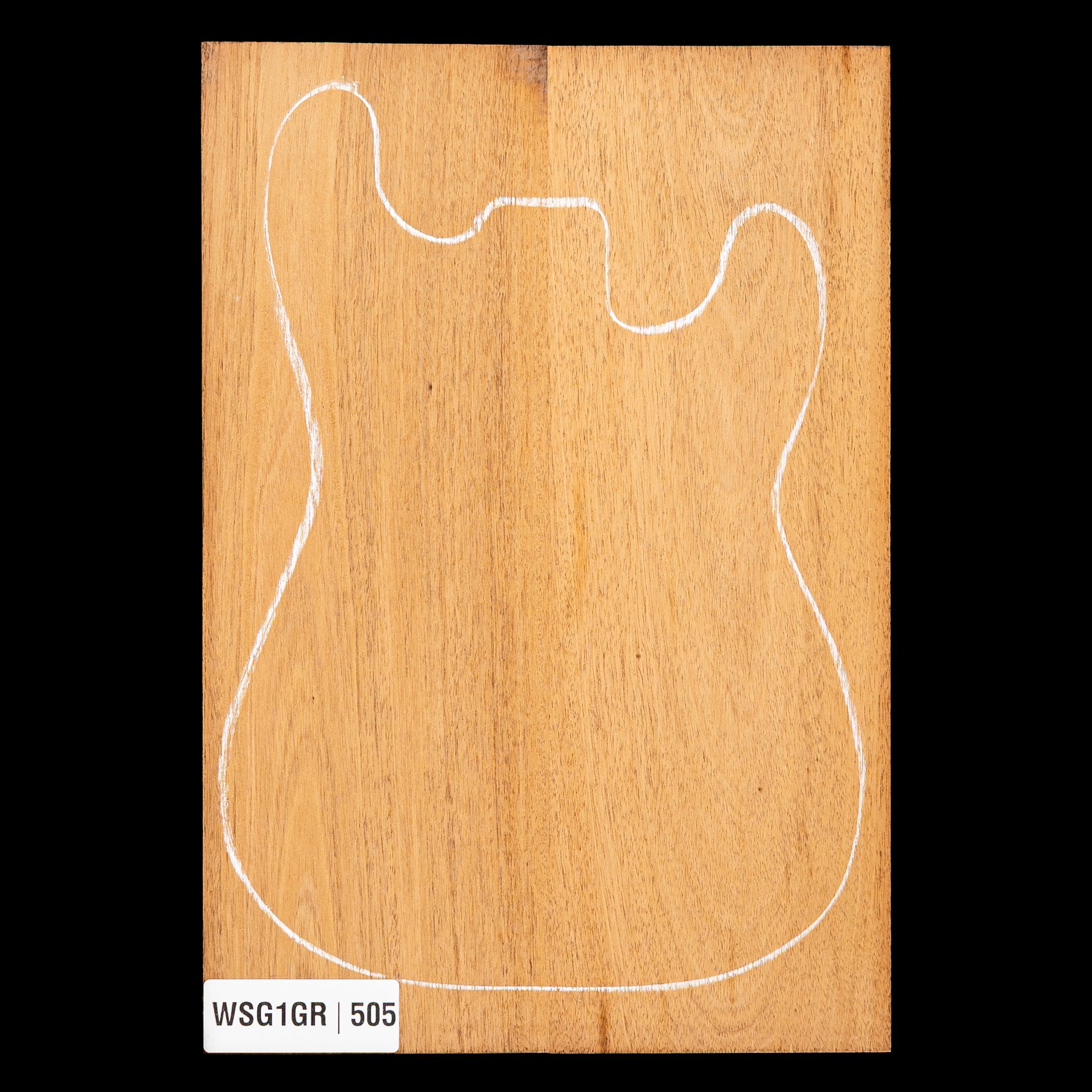 Honduran Mahogany Body Blank, 2-Piece (10.1 lb) - 505