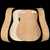 WoodStax Flame Cherry Dreadnought Kit, Bolt-On Neck - 029