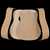 WoodStax Flame Cherry Dreadnought Kit, Bolt-On Neck - 043