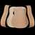 WoodStax Flame Cherry Dreadnought Kit, Bolt-On Neck - 048