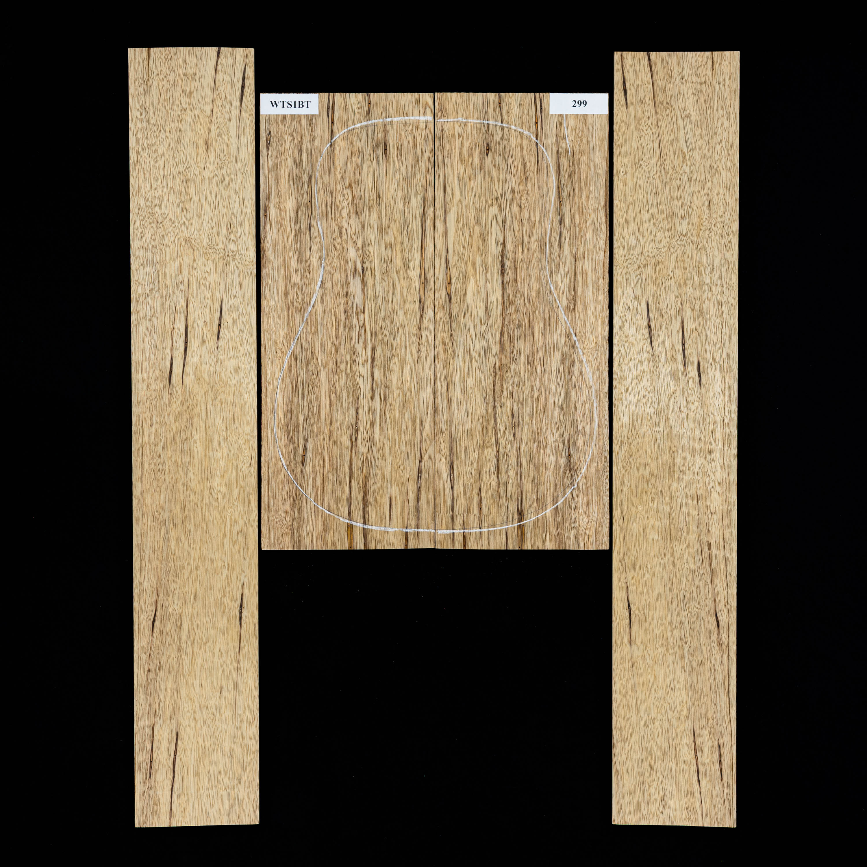 Black Limba Back + Side Set - 299