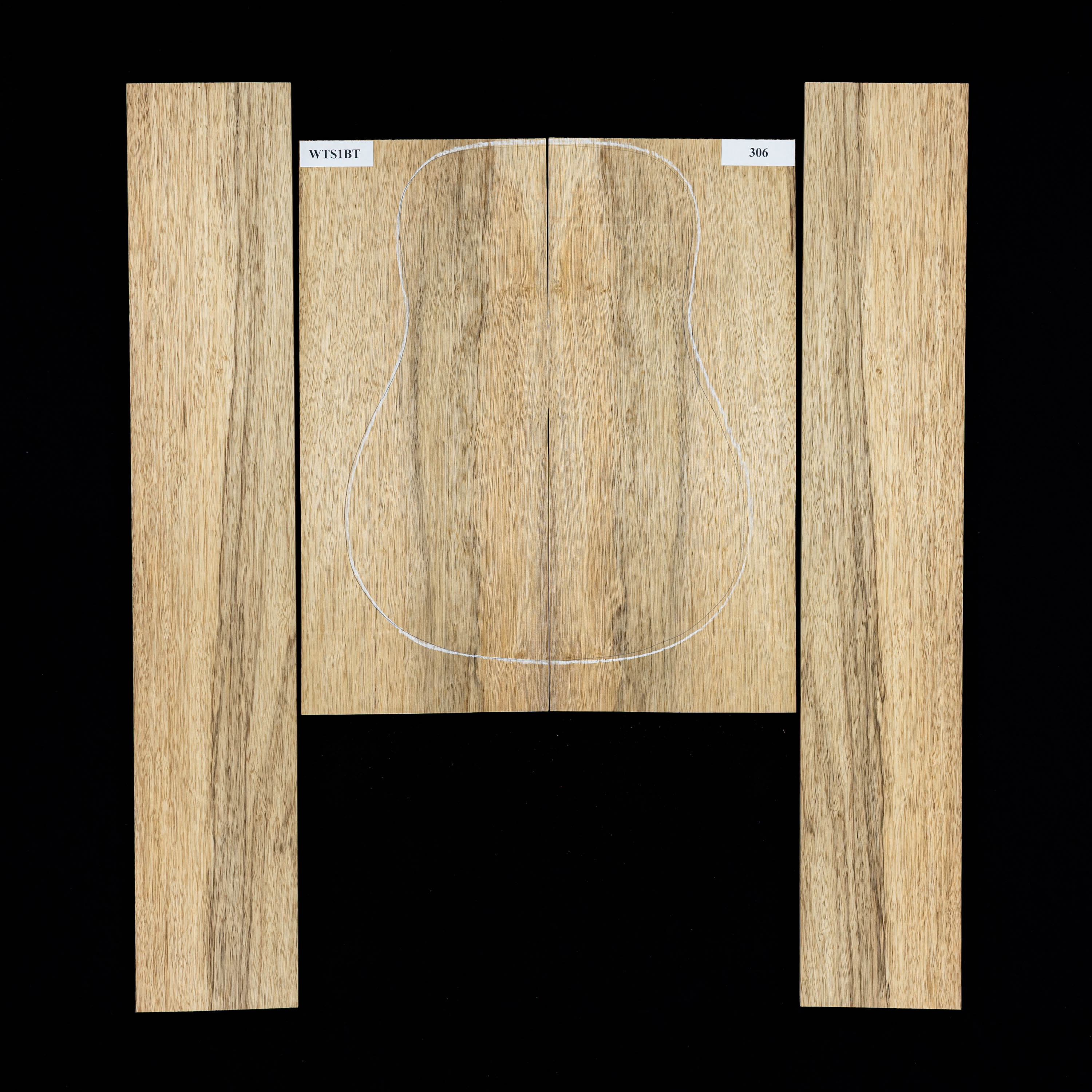 Black Limba Back + Side Set - 306