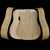WoodStax Black Limba Dreadnought Kit, Bolt-On Neck - 055