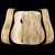 WoodStax Black Limba Dreadnought Kit, Bolt-On Neck - 064