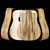 WoodStax Black Limba Dreadnought Kit, Bolt-On Neck - 066