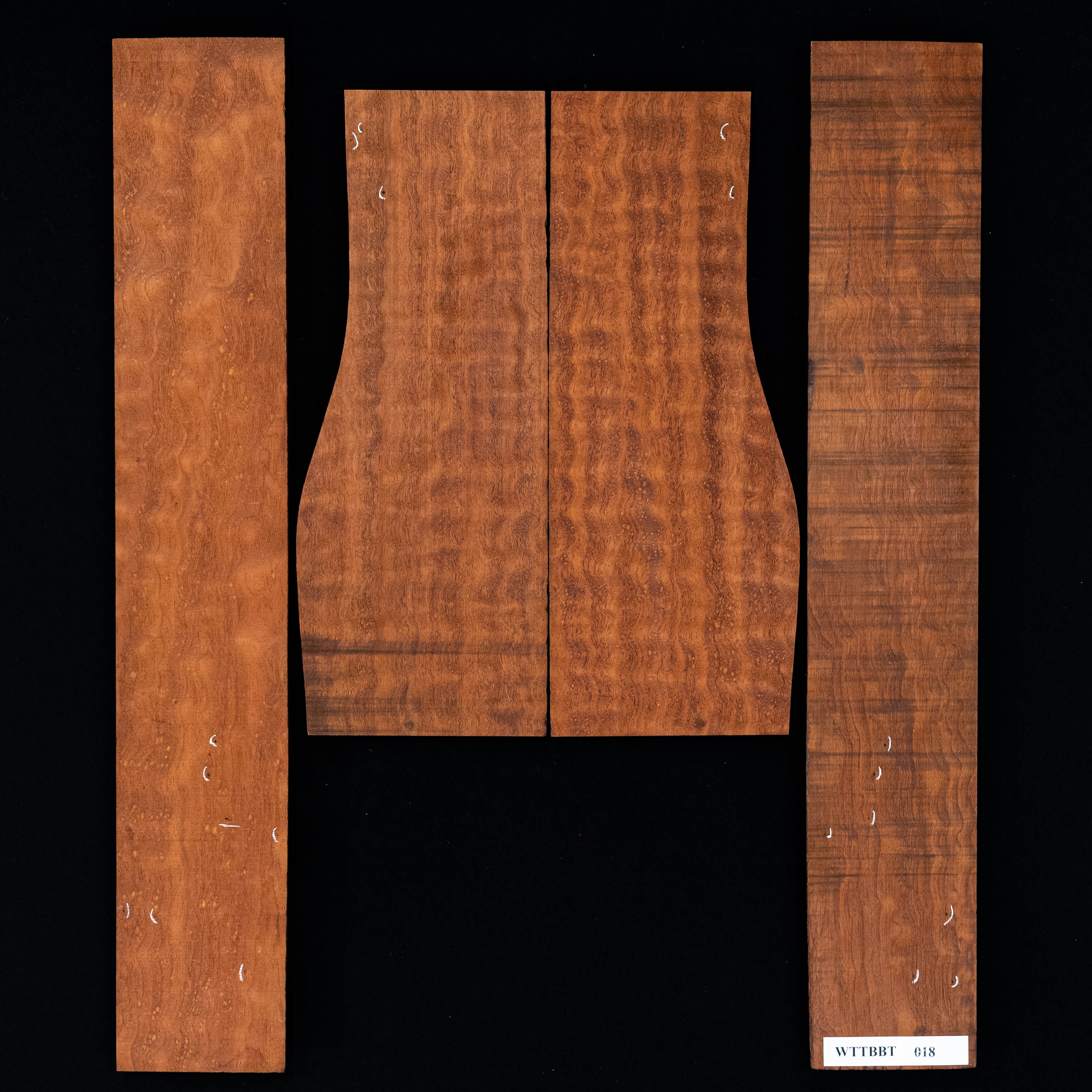The Tree Quilted Honduran Mahogany Exhibition Grade 018