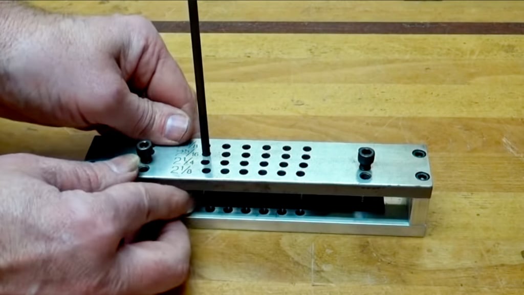 LMI Bridge Drill Jig - Luthier Tips du Jour Mailbag