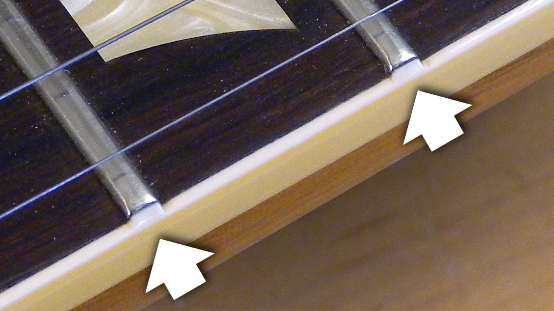 How to bind a fretboard, Gibson-style