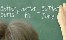 Photo: marked bridge pins