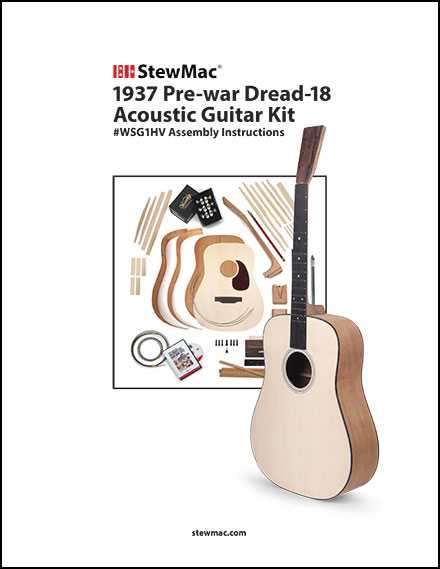 1937 Pre-war Dread-18 Acoustic Guitar Kit Cover