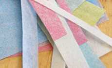 Photo: polishing paper strips