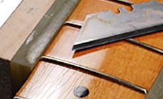 Photo: scratching the finish