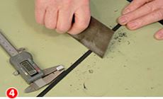 Scraping the binding