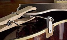 Location of the pickguard