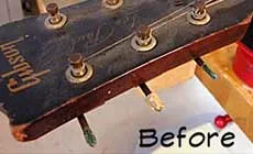 Replacing damaged tuner knobs - StewMac