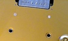 Making maple plugs with knife close-up