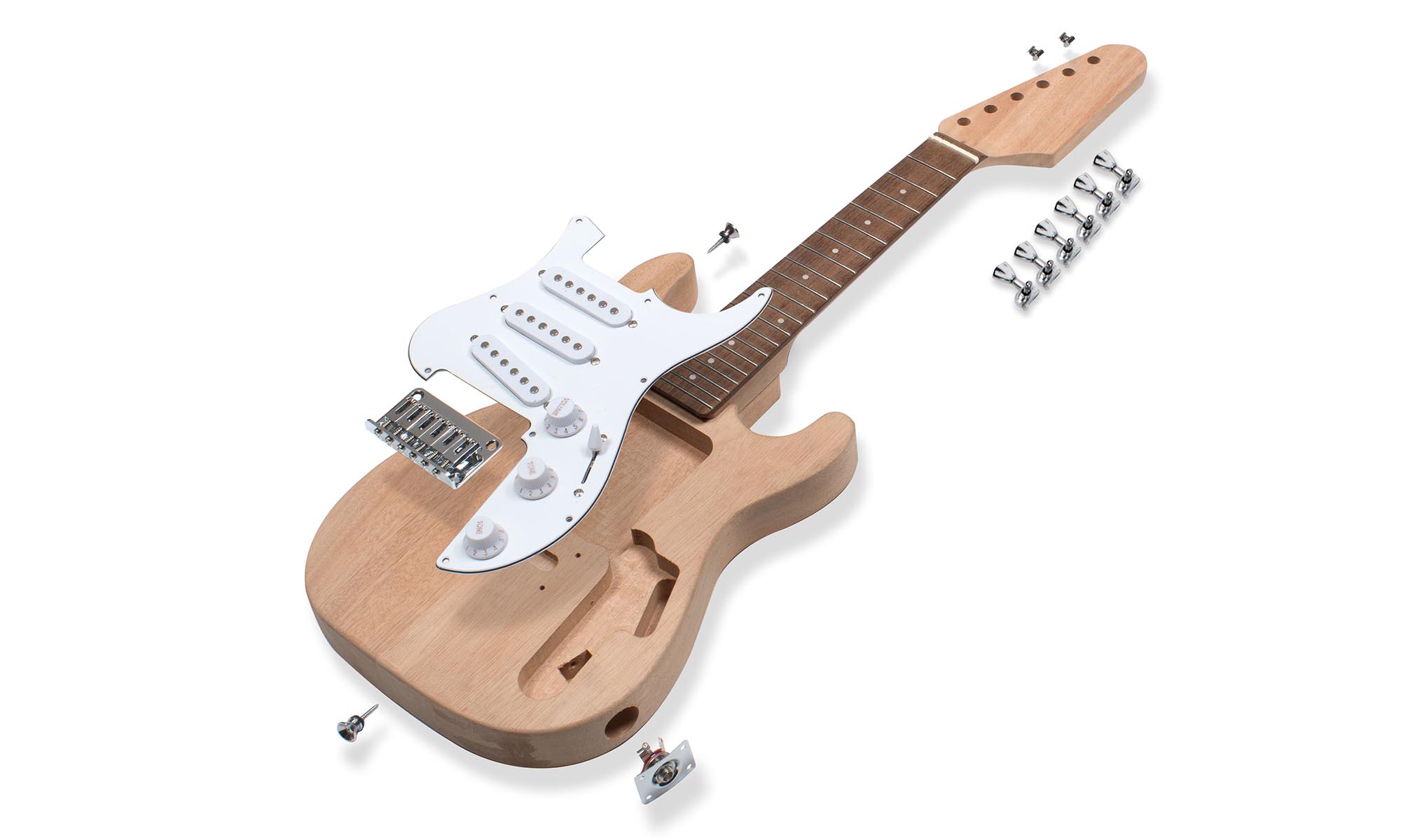 Mini S-Style Electric Guitar Kit - StewMac