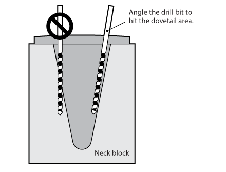 Drill a pilot hole