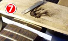 Neck removal step seven