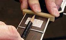 Marking the nut blank