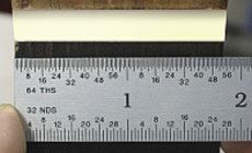 Photo: steel ruler