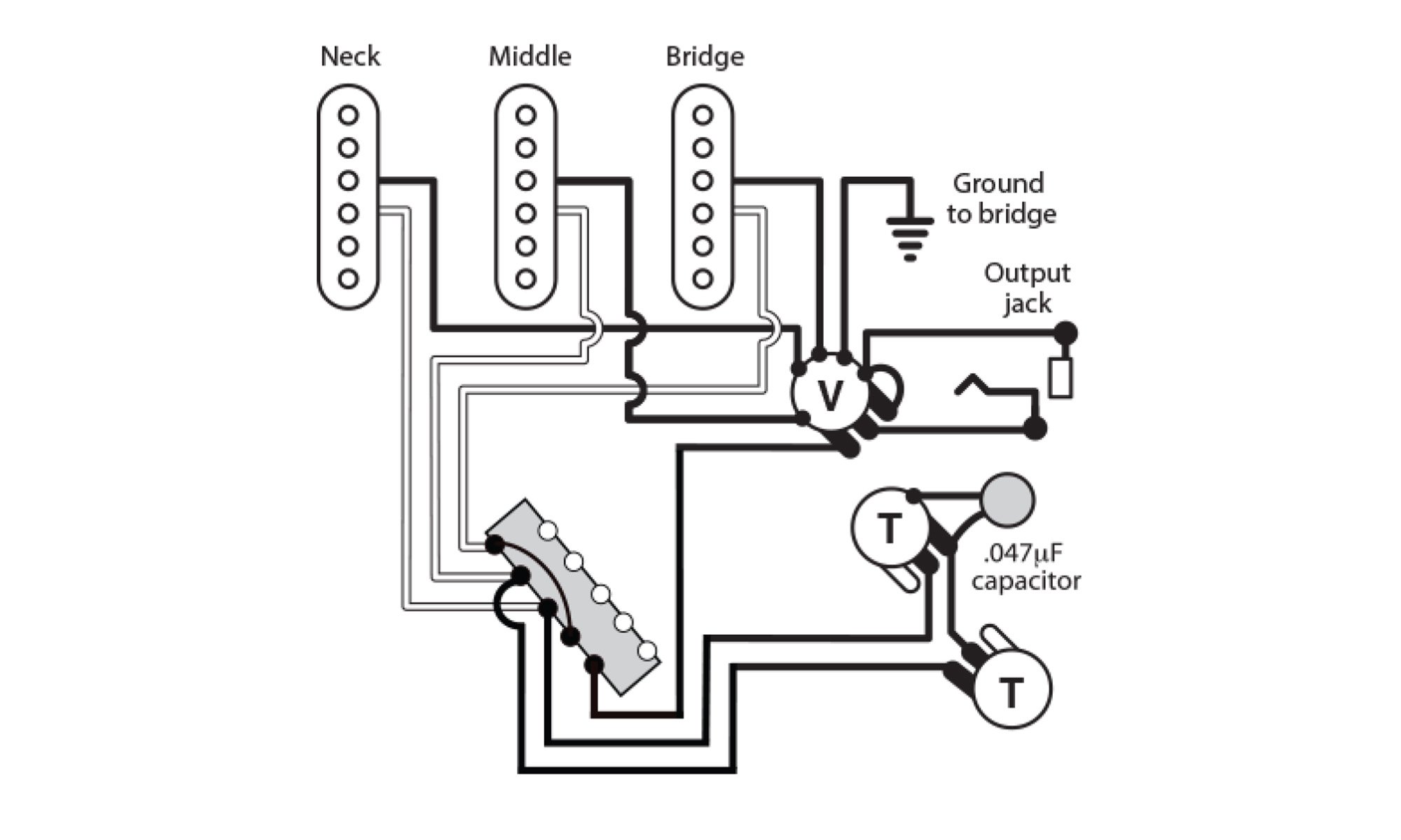 6-Way Oak Grigsby Lever Switch 6-Way Oak Grigsby Lever Switch
