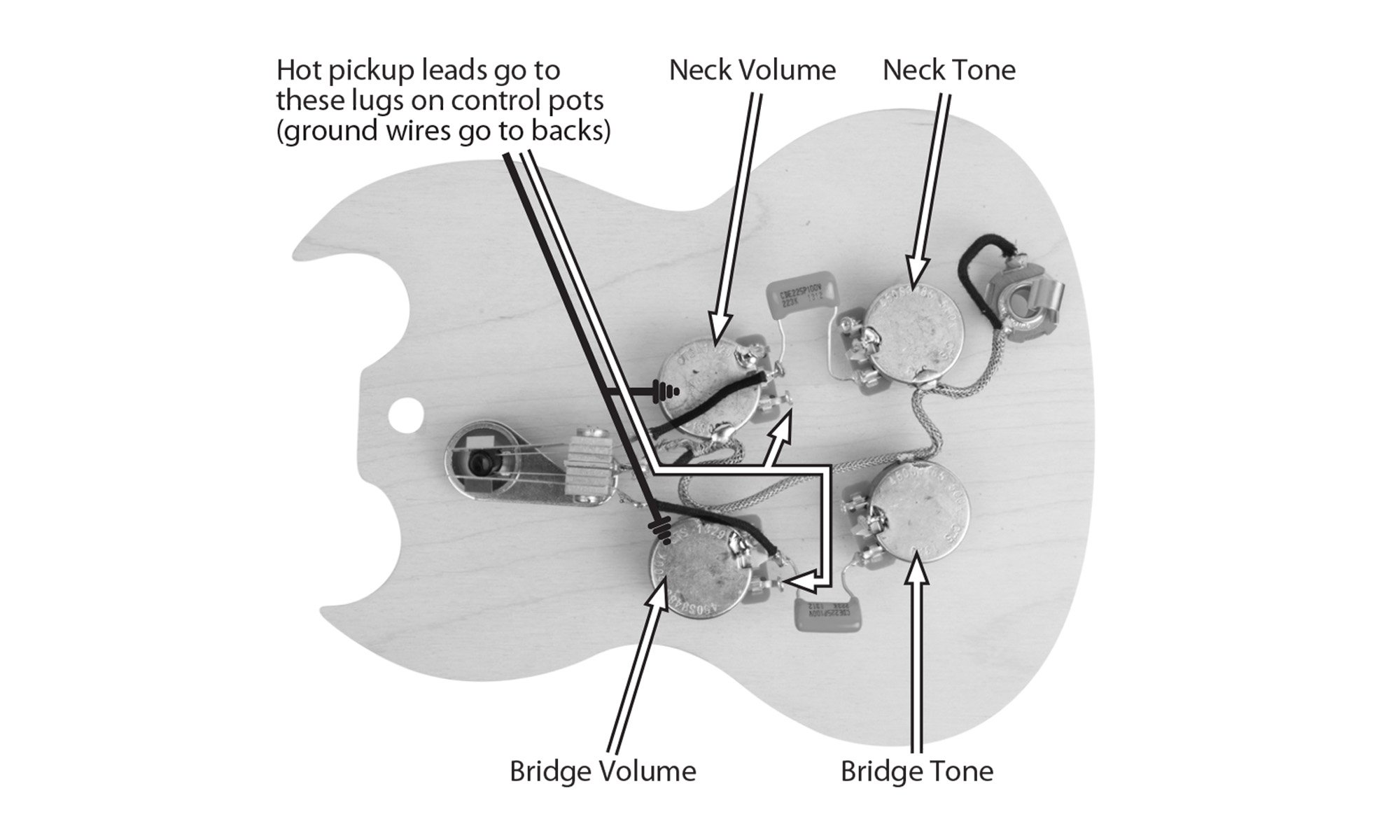 Golden Age Pre-wired Harness for Gibson® SG® Instructions Golden Age Pre-wired Harness for Gibson® SG® Instructions