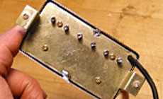 Photo: reversed-polarity humbucker