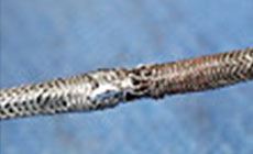 Soldered braided shield