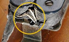 Wires inside the humbucker