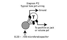 Typical tone pot wiring