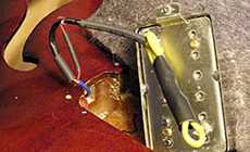 Golden Age Humbucking pickup installation