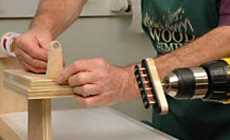 Homemade hand drill pickup winder