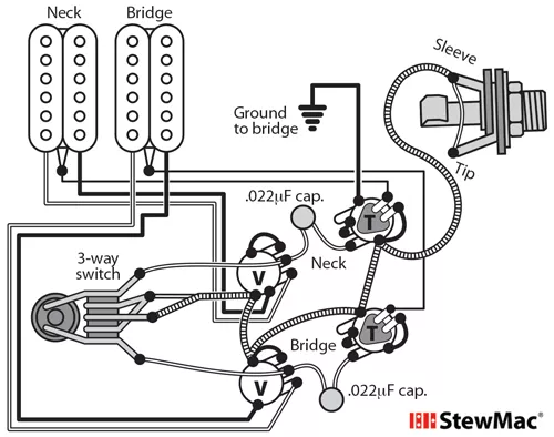 Switchcraft 3 Way Toggle Switch Stewmac, Guitar Toggle Switch Wiring Diagram