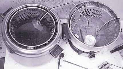 Wax potting pickups Wax potting pickups