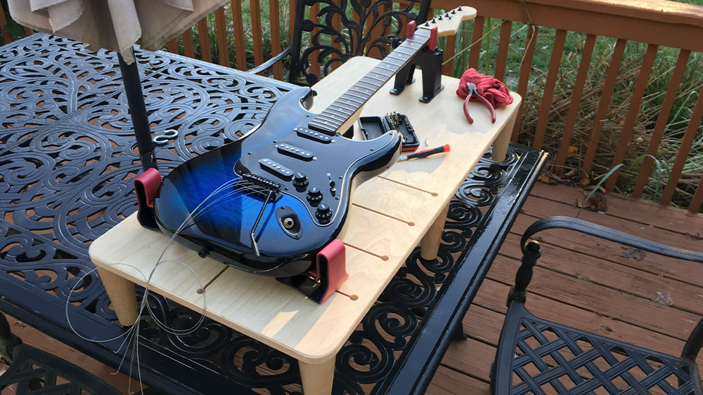 StewMac Non Slip Guitar Repair Work Bench Mat Pad