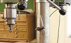 Repair magnet on a drill press