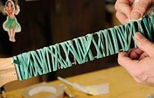 Rubber band clamping