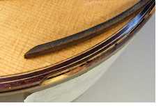 Photo: rosewood binding patch