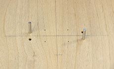 remove the template pins