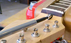 Removing the truss rod nut
