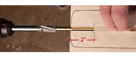 Low Profile Truss Rod installation