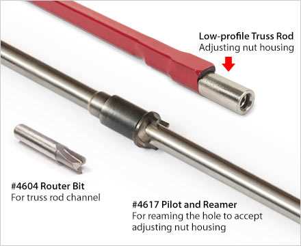 Low Profile Truss Rod and Installation Tools