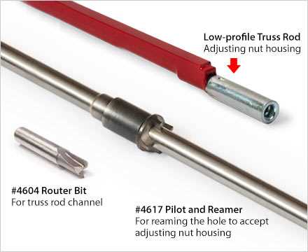 Low Profile Truss Rod and Installation Tools