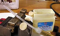 Lubricating guitar tuners