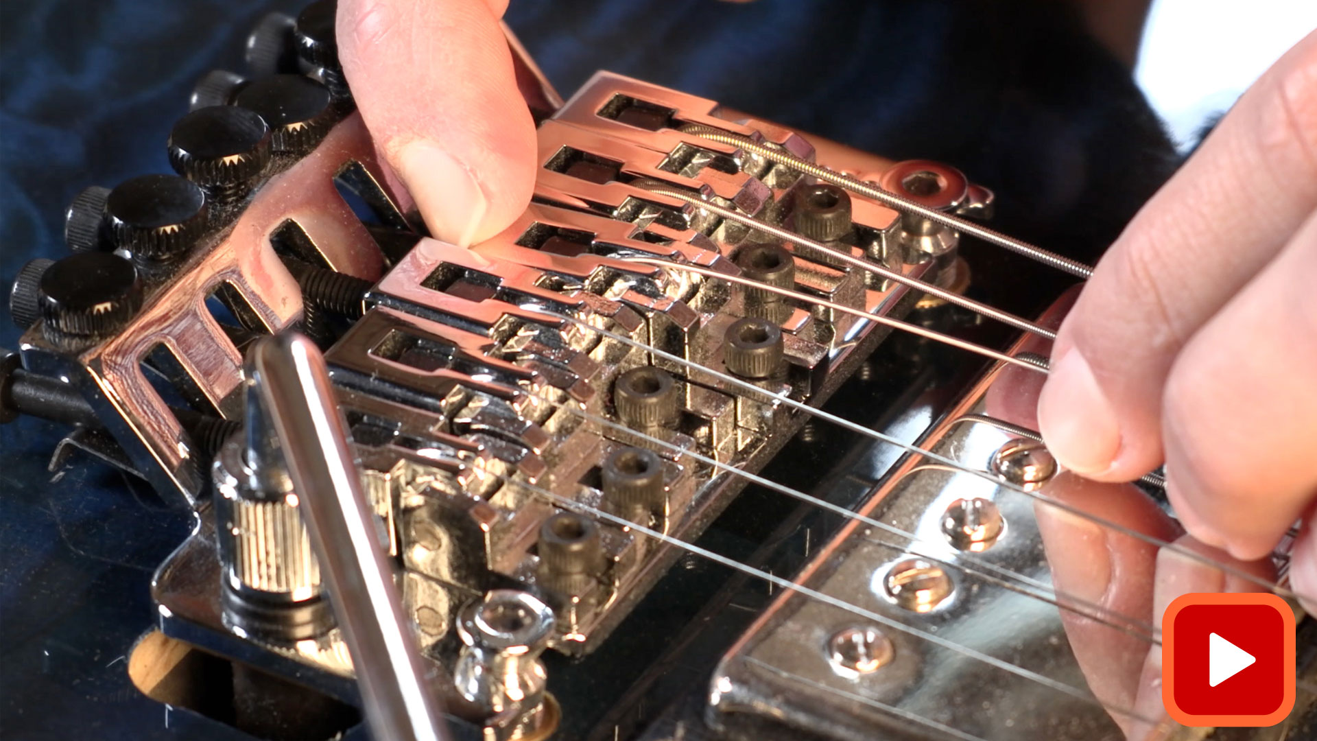 Adjusting the saddle on a locking bridge