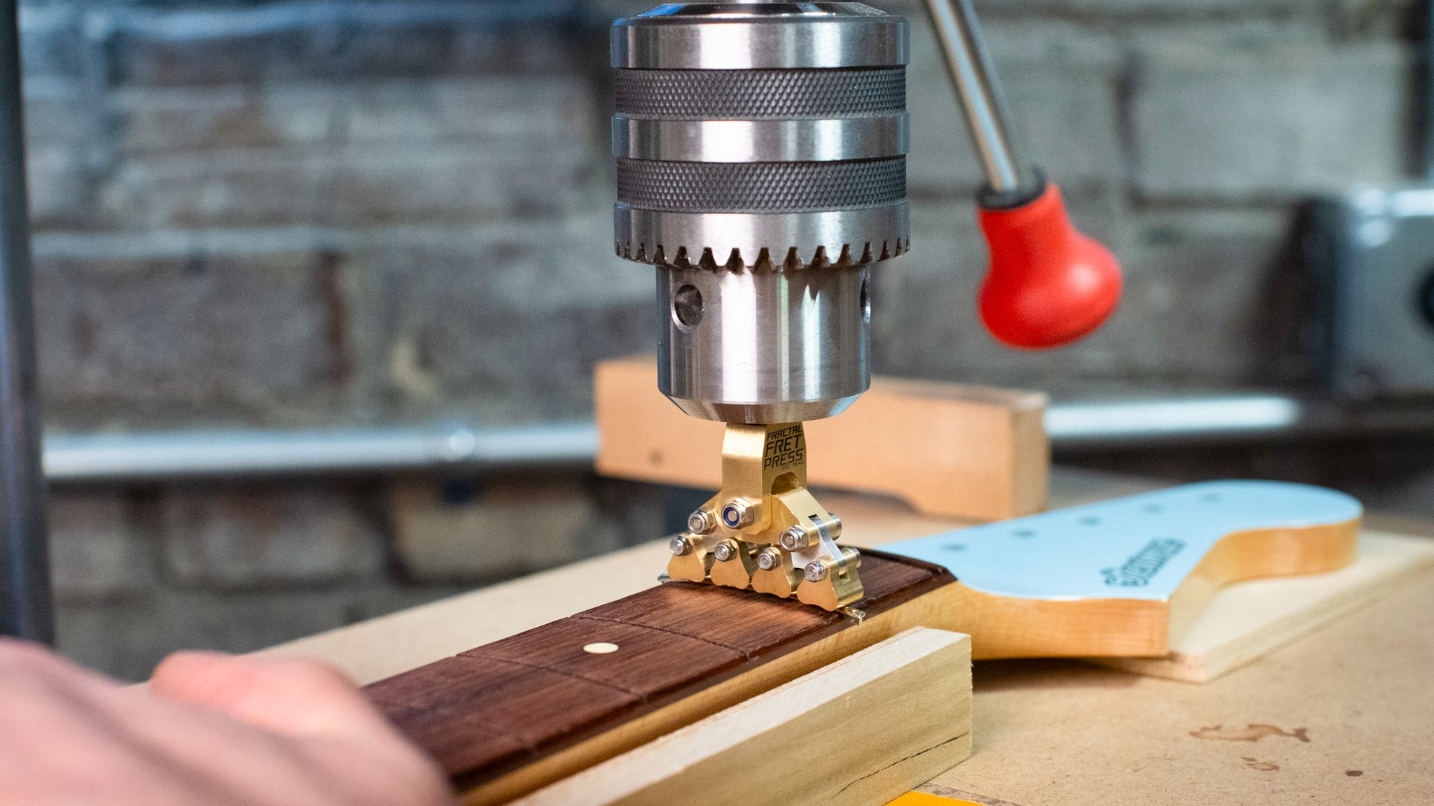 Install a Fractal Fret Press into your Drill Press Install a Fractal Fret Press into your Drill Press